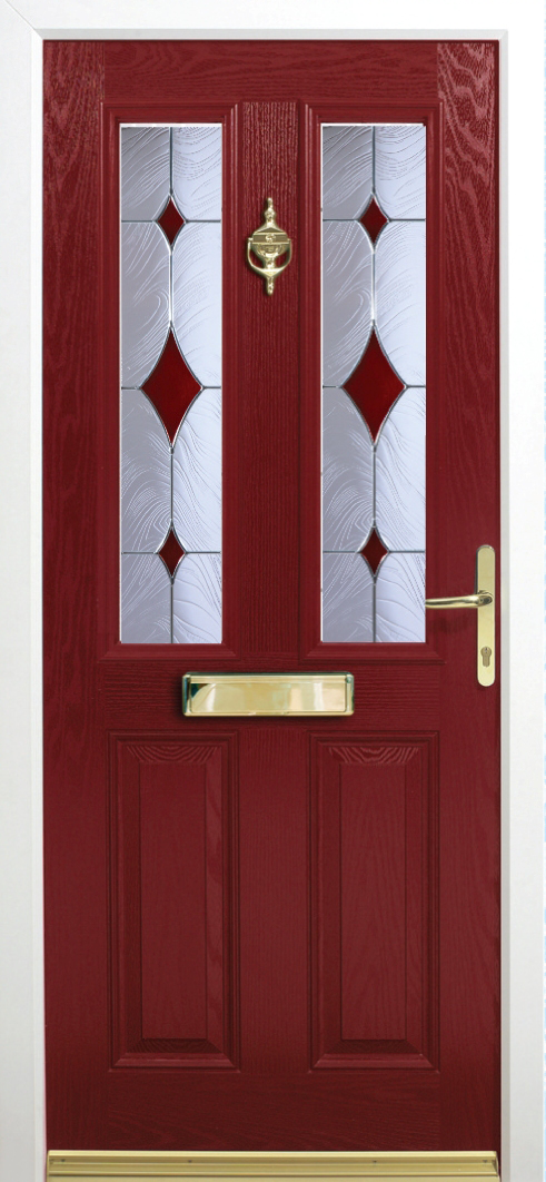 Altmore-Red-Diamond Composite Door
