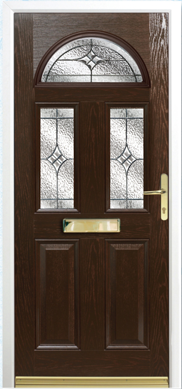 Bannockburn 3 Zinc Art Ellagance Composite Door