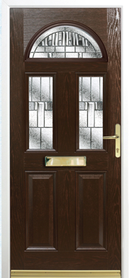 Bannockburn 3 Zinc Prairie Composite Door